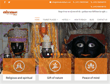 Tablet Screenshot of chitrakootdham.com